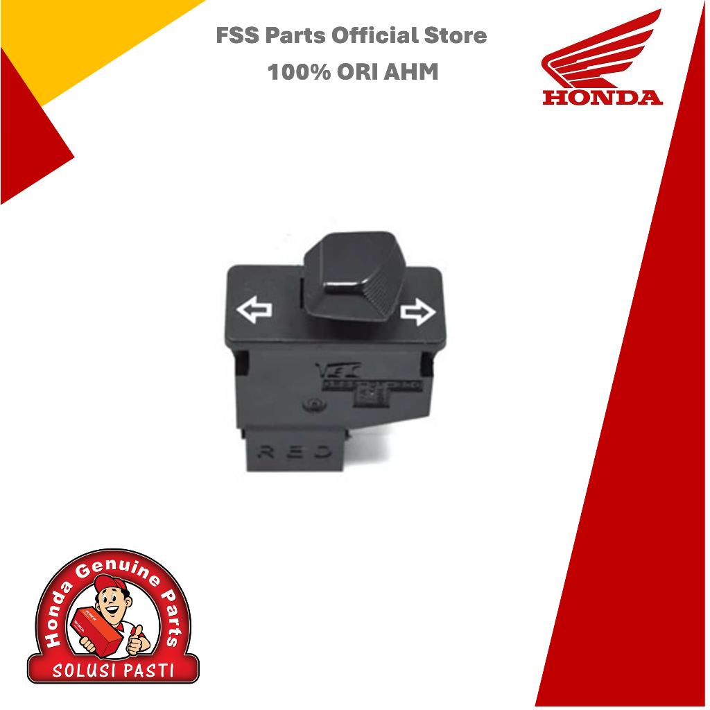 35200-KYZ-901 สวิตช์ไฟเลี้ยว Honda Vario 125 FI, Beat FI, Blade, Supra X125 Helm in