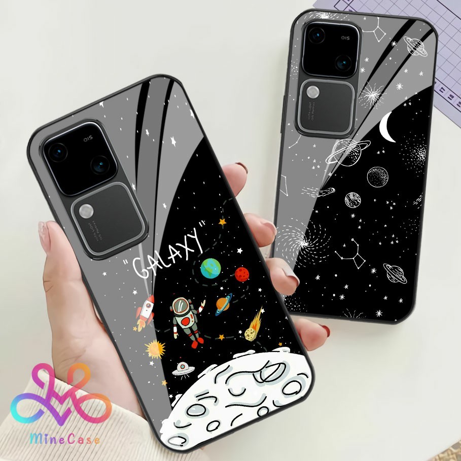 {Q04} VIVO V30 Glossy Glass Softcase - VIVO V30 HP Casing