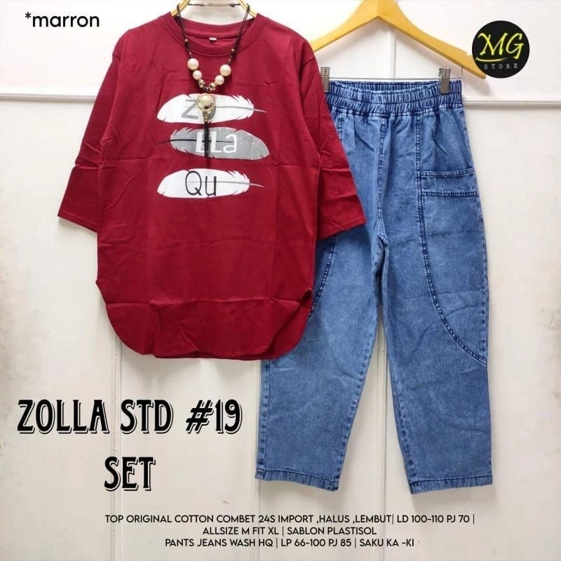 Zolla Std 19 Maroon by MG Store