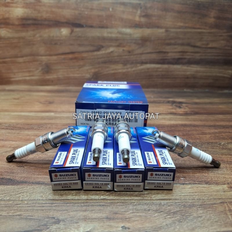 หัวเทียน Ertiga New Swift SGP ดั้งเดิม KR6A-10 ราคา 4 ชิ้น