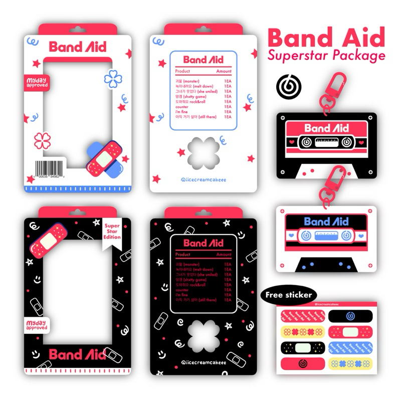 แพ็คเกจ Day6 Band Aid Superstar