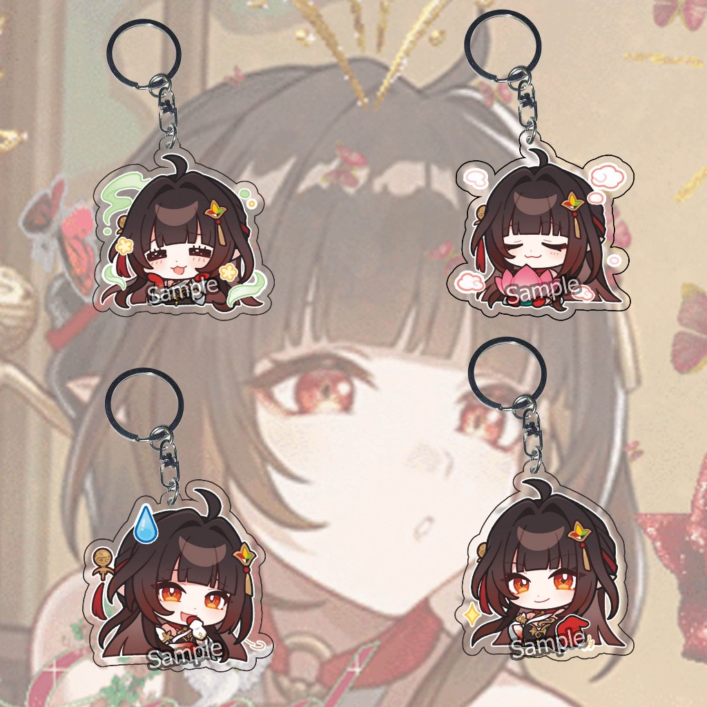 GANTUNGAN Honkai Star Rail Lingsha พวงกุญแจทั้งหมด - พวงกุญแจ - พวงกุญแจ - อะนิเมะ - เกม - HSR