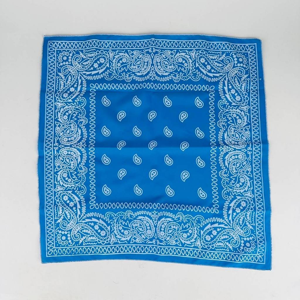 ผ้าพันคอ Slayer Band Paisley Blue 1