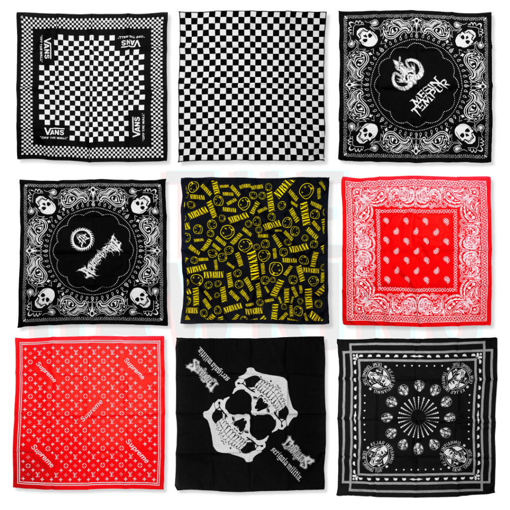 Hawking - Slayer Bandana Scarf Music วัสดุหนาคุณภาพระดับพรีเมียม