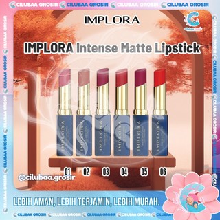 IMPLORA Intense Matte Lipstick Long Lasting Finish Original BPOM