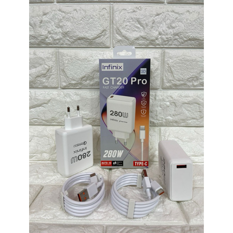 Original Fast Charging Charger สําหรับ Infinix GT20 Pro 280W Micro & Type C Charger