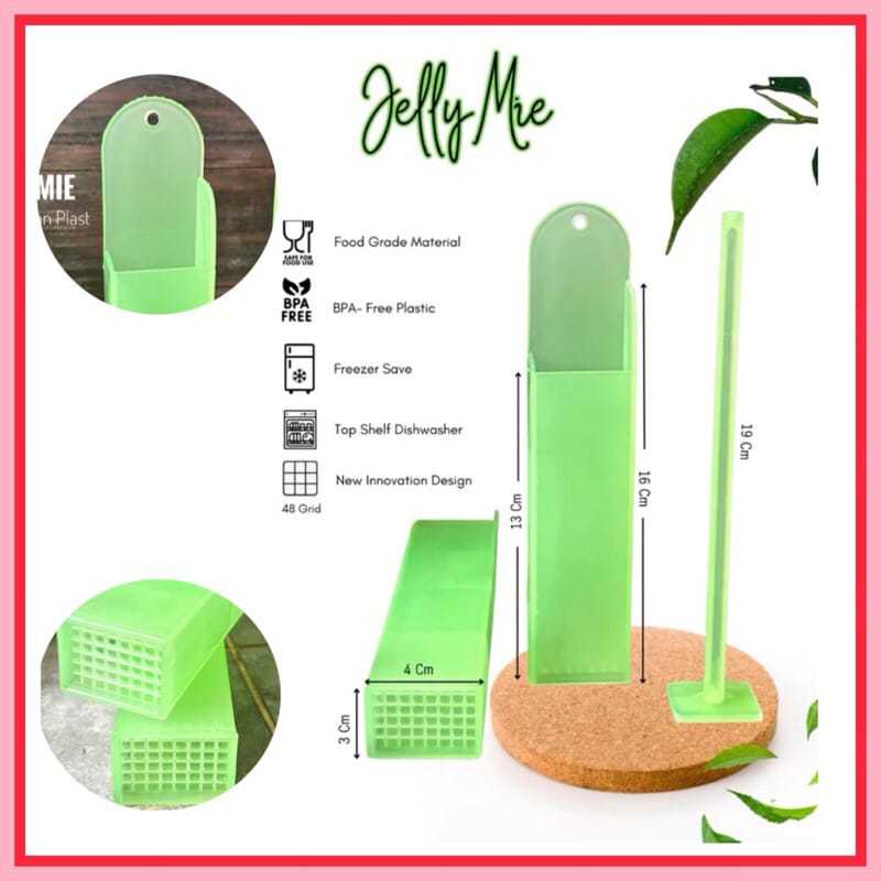 NODDLE NOODLE JELLY MOLD / PUDDING NOODLE / PUSH NOODLE JELLY PUDDING