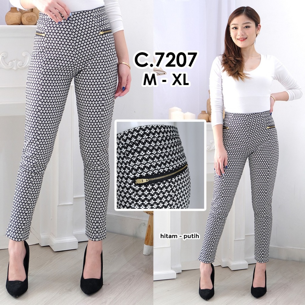 [2026 เป็นทางการ] กางเกงขายาวแฟชั่นผู้หญิง 7207