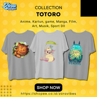 เสื้อยืด พิมพ์ลายอนิเมะ TOTORO 1 MY NEIGHBOR TOTORO STUDIO GHIBLI