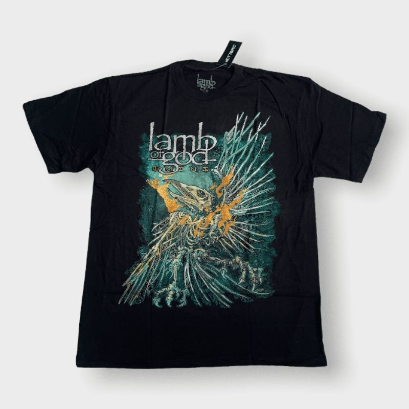 เสื้อยืด LAMB OF GOD BAND OFFICIAL - เสื้อยืดต้นฉบับ OLENS
