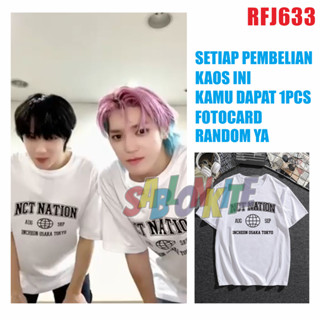 Rfj633 เสื้อยืด ลาย NCT NATION Incheon Osaka Tokyo ฟรี Fotocard