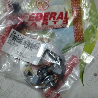 Federal Cool Starter Satria FU Kul Stater Satria F 150 Col ชุดแปรงถ่าน Pnp Tiger ใหม่ FP SAT อะไหล่แท้ 100%