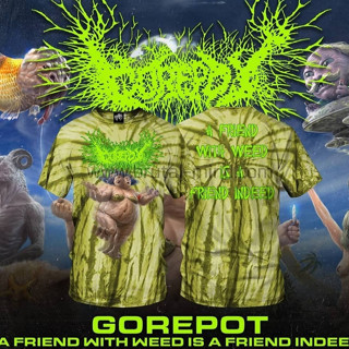 เสื้อยืด ลาย GOREPOT a Friend With Weed Is a Friend Indeed สําหรับผู้ชาย