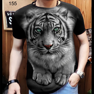 เสื้อยืด ลายเสือขาว 3D distro MC-37