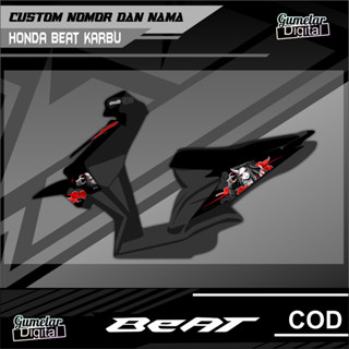 คาร์บูเรเตอร์ HONDA BEAT NEZUKO DEMON MODE DEMON SLAYER แบบเรียบง่าย