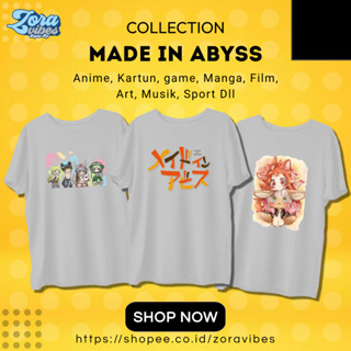 เสื้อยืด ผ้าฝ้าย ลาย made in abyss ยุค 30