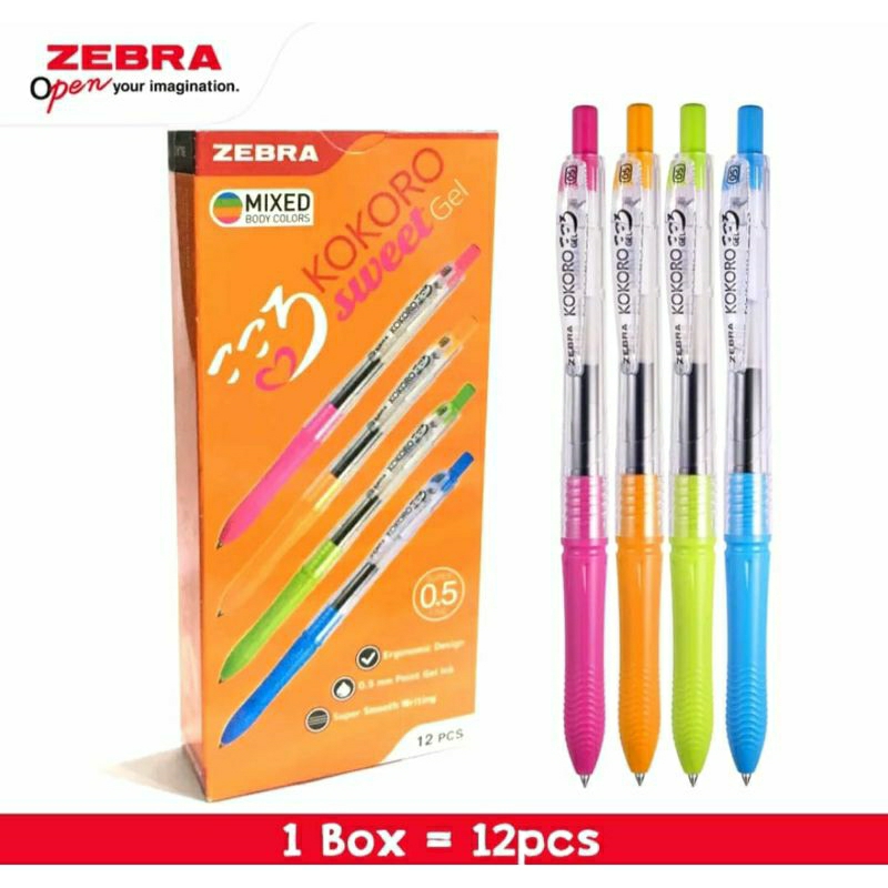 ปากกา ZEBRA Gelpen Kokoro Sweet (ยกโหล)