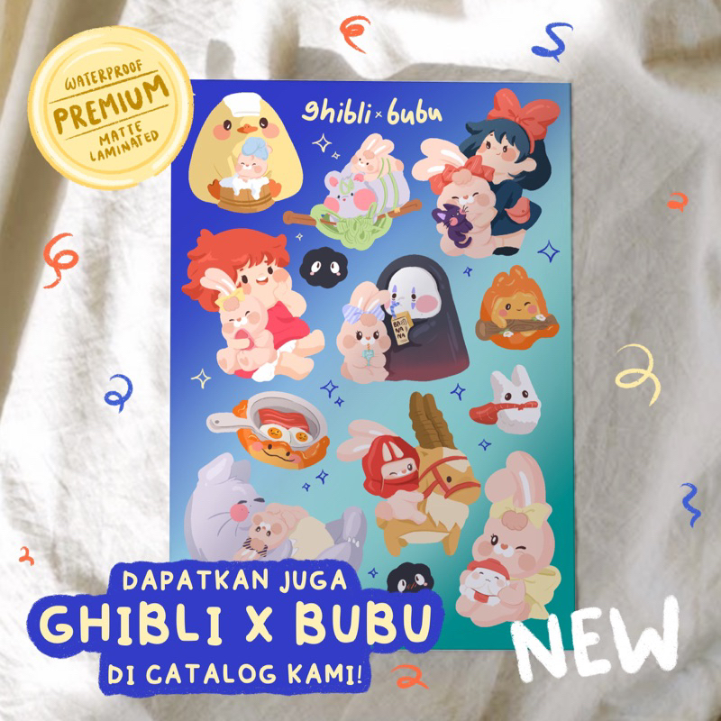 สติ๊กเกอร์สตูดิโอ Ghibli | My Neighbor Totoro, ponyo, howl, kiki และ Spirited Away | สติ๊กเกอร์กันน้ําสุนทรียศาสตร์ HP สมุดภาพ - รูปที่ 3