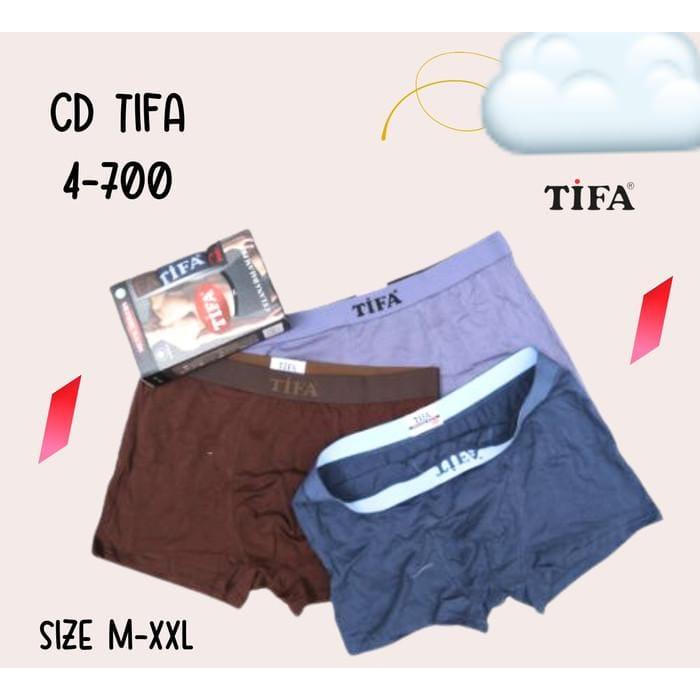 TIFA 4-700 Mens CD XL XXL XXXL 3L 4L JUMBO ชุดชั้นในชาย