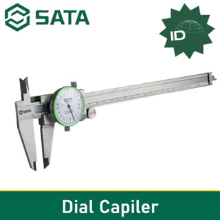 Sigmat คาลิปเปอร์มิเตอร์ - หน้าปัดคาลิปเปอร์ 0-150 มม. 91521 SATA