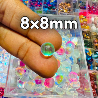 [เฉพาะหิน] หินคาลิมายะ อินเดีย ทรงกลม ธรรมดา 8x8 มม.