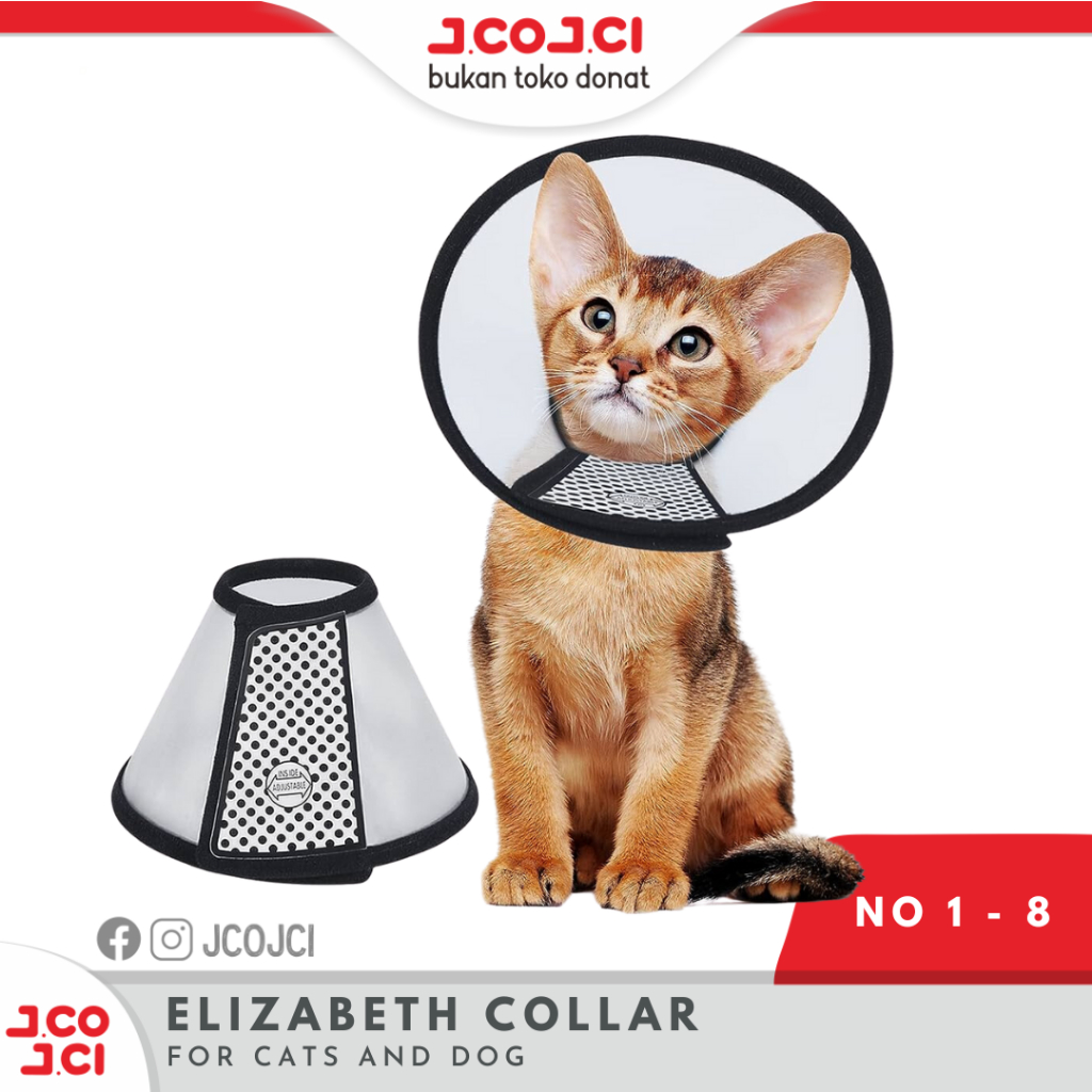 Elizabeth Collar / E-Collar สําหรับแมว สุนัข ลูกแมว และผู้ใหญ่