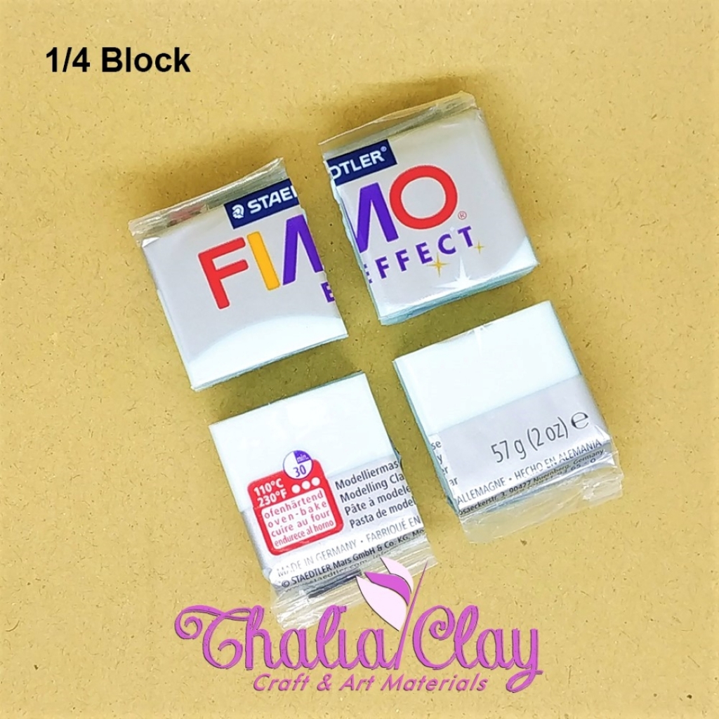 FIMO GEMSTONE POLYMER CLAY 1/4 บล็อกรุ่น CLAY POLYMER CLAY EFFECTS HAND CRAFTS MATERIALS