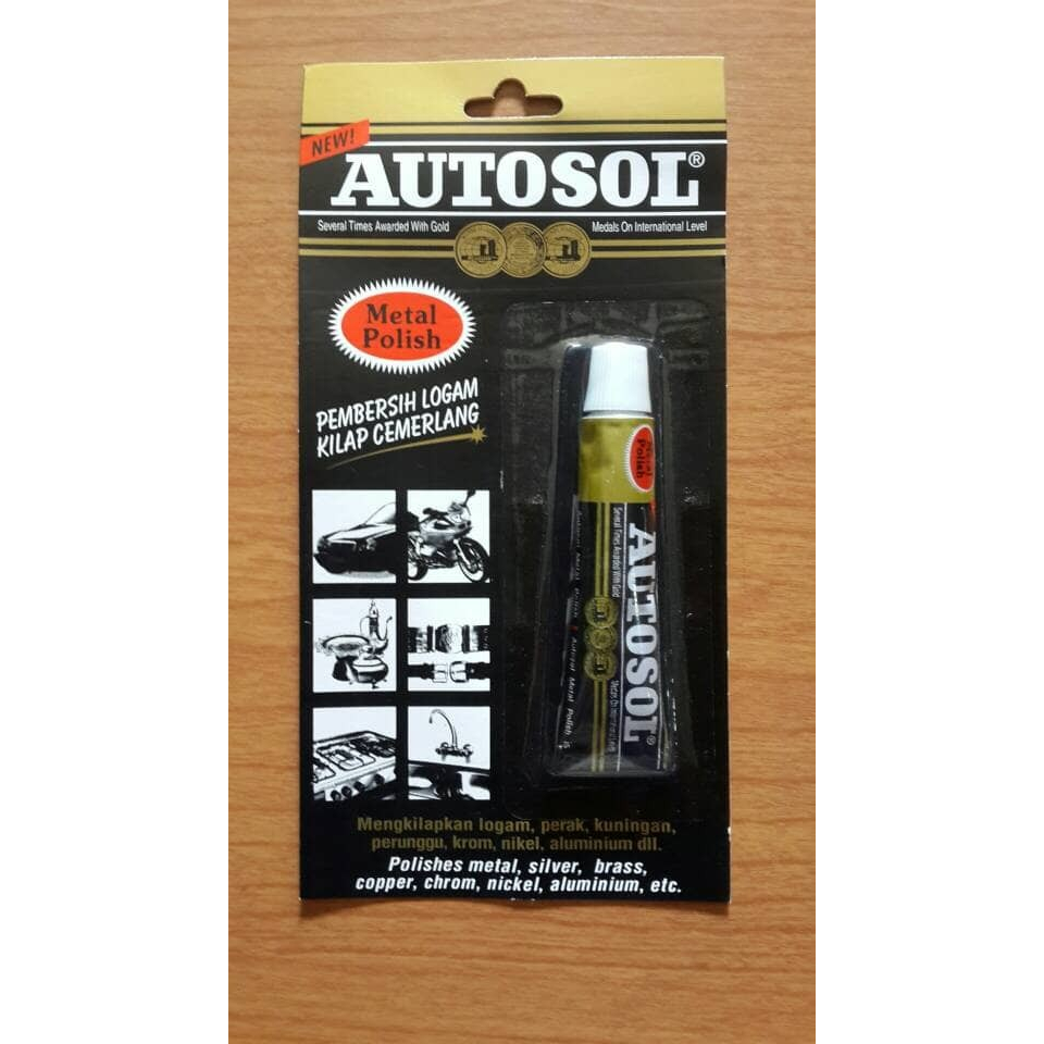 Autosol Otosol Polish Iron Metal Stainless 15 กรัมหลอดเล็ก