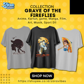 เสื้อยืด ลาย Grave OF THE FIREFLIES STUDIO GHIBLI