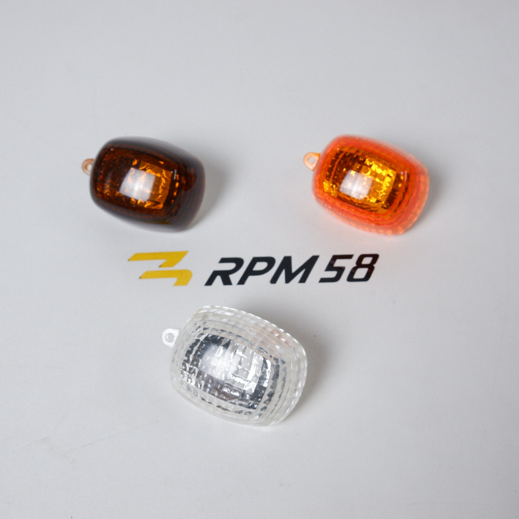 ไฟเลี้ยวแก้ว Mica ไฟเลี้ยว Kawasaki Ninja R RR Ninja 2 จังหวะ SSR ORIGINAL สีเขียวเข้มสีเหลืองสดใส