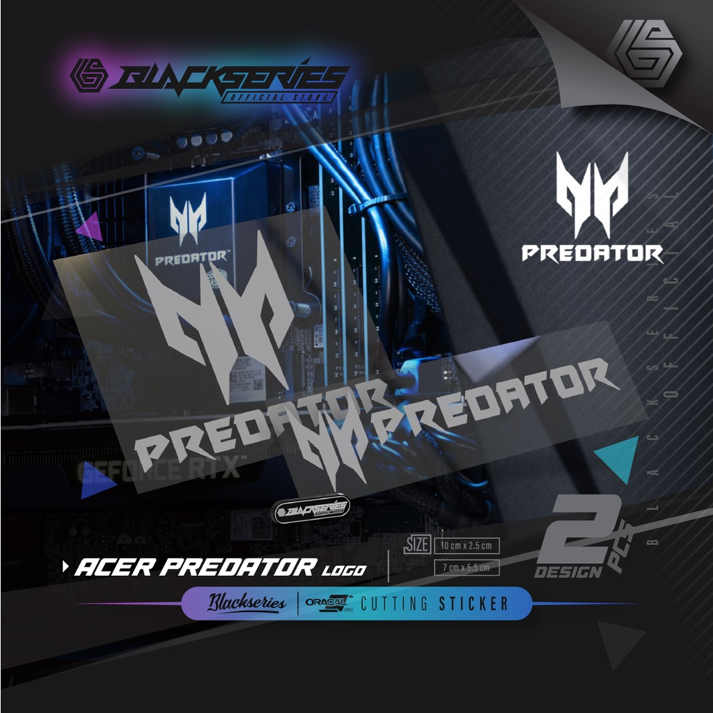 0668 สติ๊กเกอร์ตัด Acer Predator | สติ๊กเกอร์ Acer Predator | เอเซอร์ นักล่า