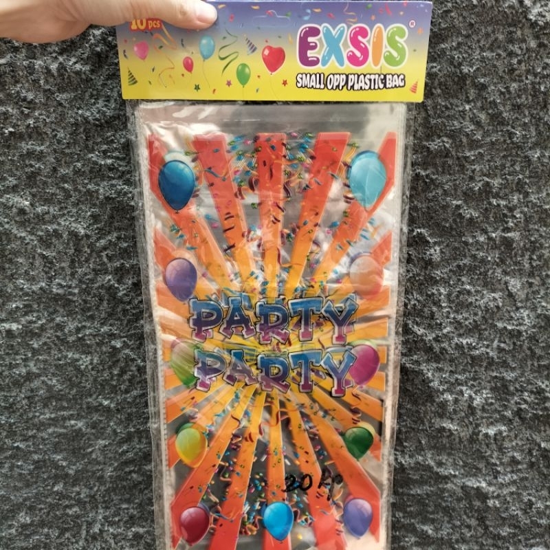 [PACK/ 10LBR] ห่อของขวัญพลาสติก opp วันเกิด/ OPP-S