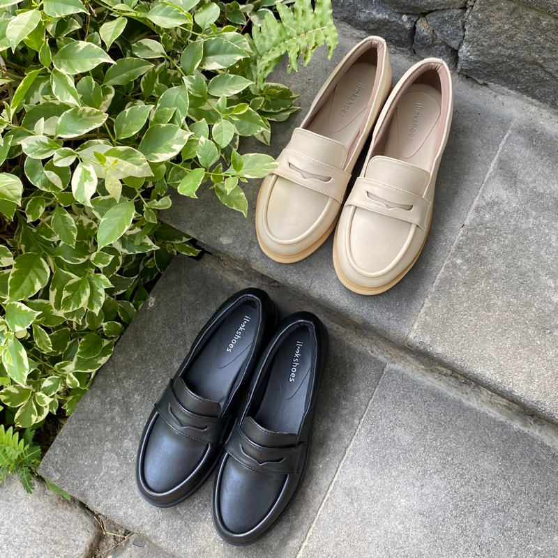 ขายส่ง Ilookshoes Kayla Lofers Flatshoes รองเท้าทํางานผู้หญิง