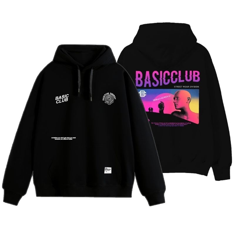 แบรนด์ต้นฉบับ POSITIVE ENERGY BASIC CLUB HOODIE