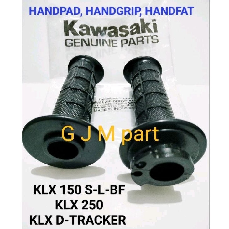 ปลอกแฮนด์ HANDFAT HANDPAD HANDGRIP LONGSONG GAS PIPE ชุดขวา KAWASAKI KLX 150 D TRACKER KLX 250 KLX 1