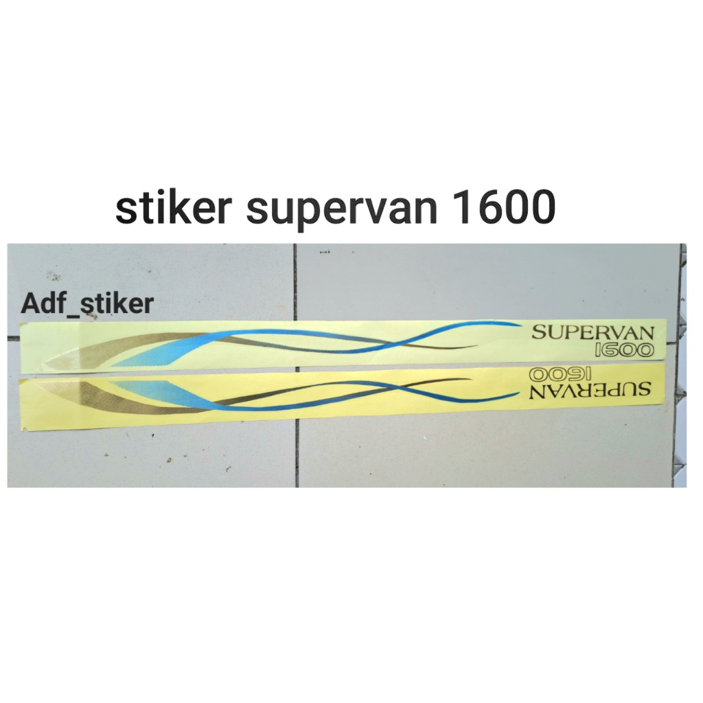 Zerba Espass supervan 1.6 1600 Body List Sticker / สติ๊กเกอร์ Espass supervan