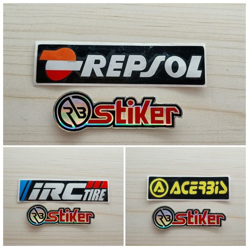 REPSOL สติ๊กเกอร์ตัดยาง IRC