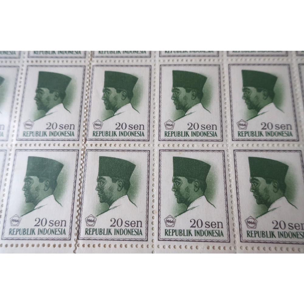 แสตมป์ Sen Soekano หายากมาก 20 อัน
