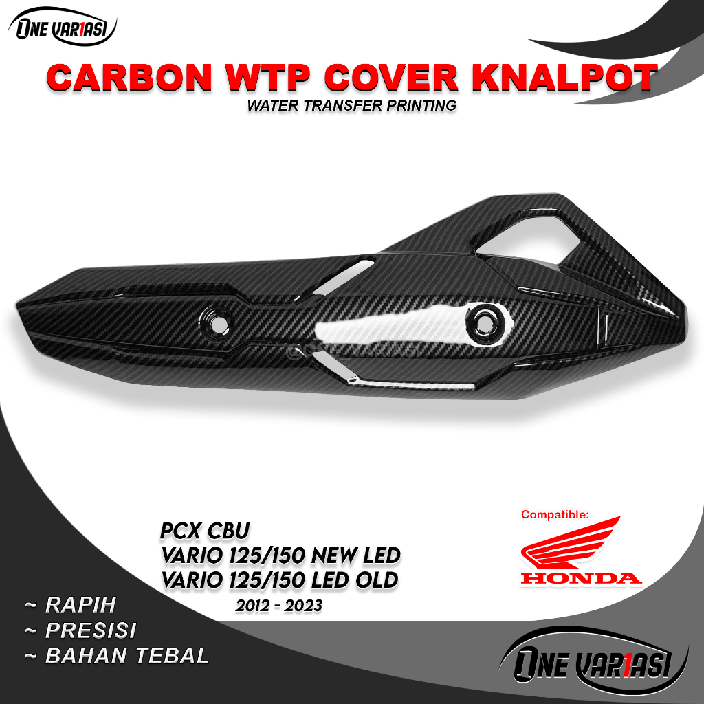 HONDA VIETNAM VARIO 125 150 PCX CARBON AIRBLADE EXHAUST SHIELD COVER