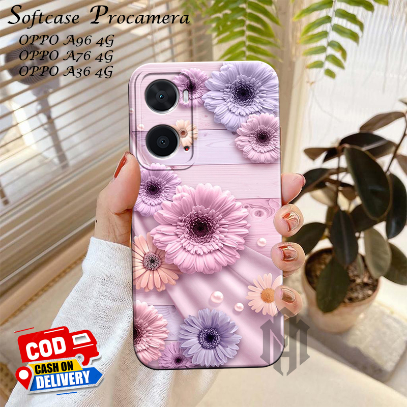 SOFTCASE PRO CAMERA OPPO A36/A76/A96 4G REALME 9i - PRO CAMERA - COOL CASE - SOFTCASE - OPPO SILICON