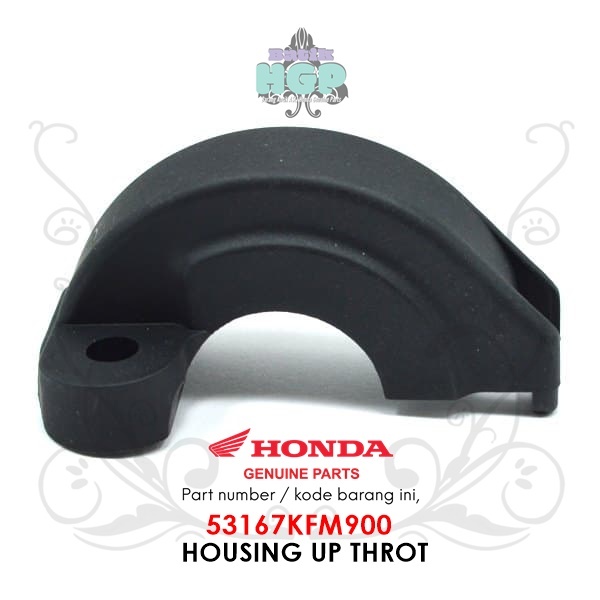 ฝาครอบสายแก๊ส Beat FI (Housing Up Yrot) ฝาครอบ Ori AMM Kaper - 53167KFM900