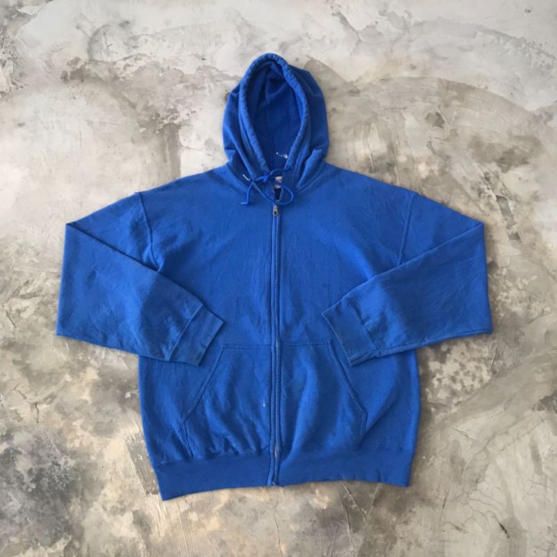 Vintage90s Gildan Blank Hoodie Zipper