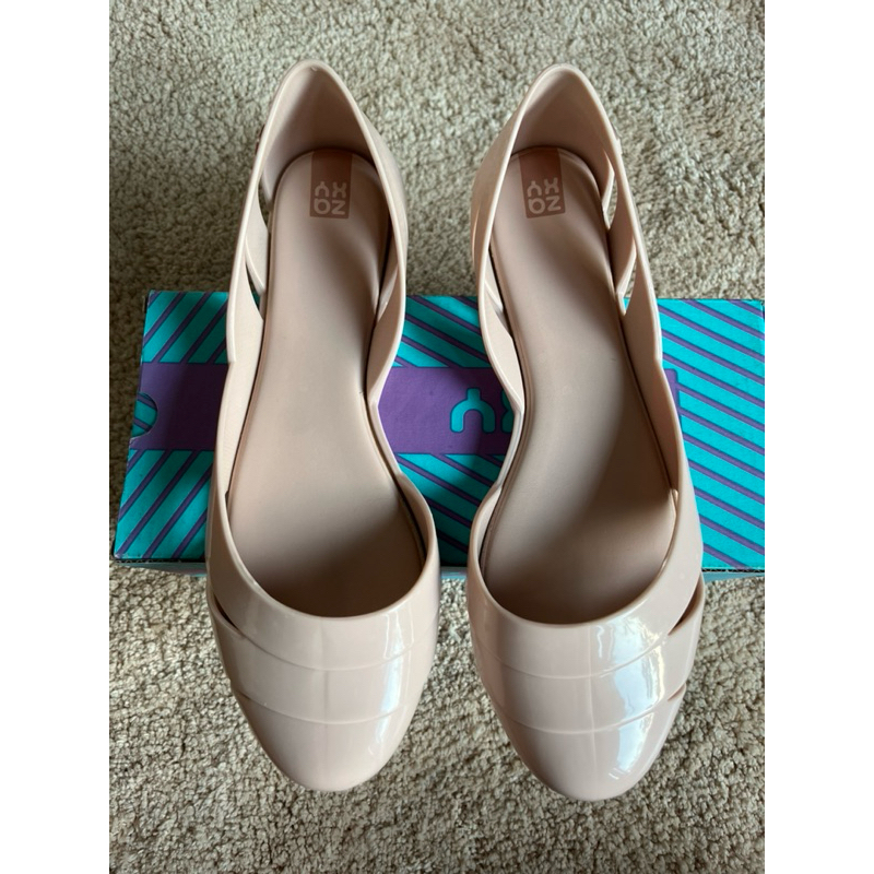 Zaxy Flat Shoes Nude Size 39