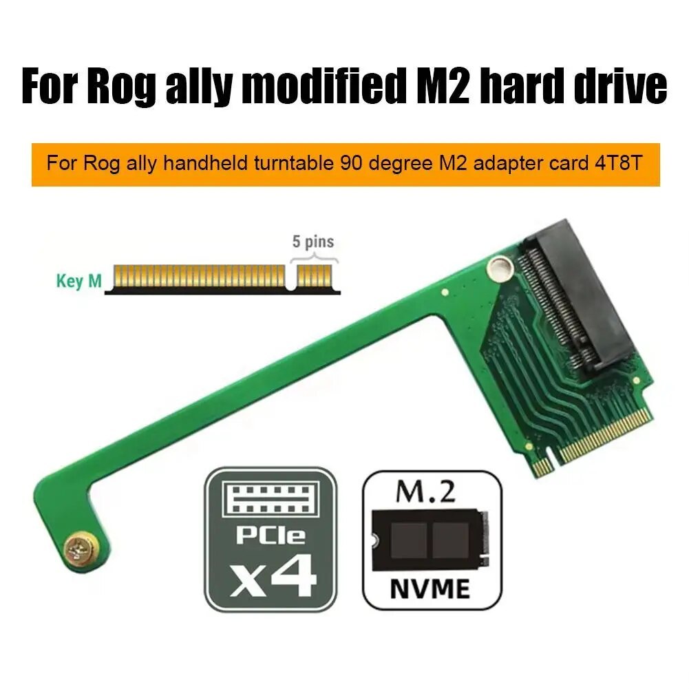 SSD NVMe Extension M.2 2230 ถึง M2 2280 Converter สําหรับ ASUS Rog Ally Z1 Extreme