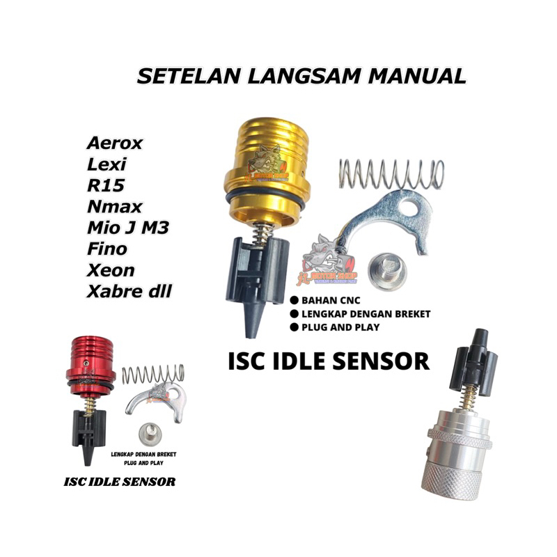 ISC IDLE SCREW SENSOR ชุดควบคุม LANGSAM IAVC RANGEM MANUAL AEROX 155 NMAX LEXI R15 V1 V2 V3 XABRE SA