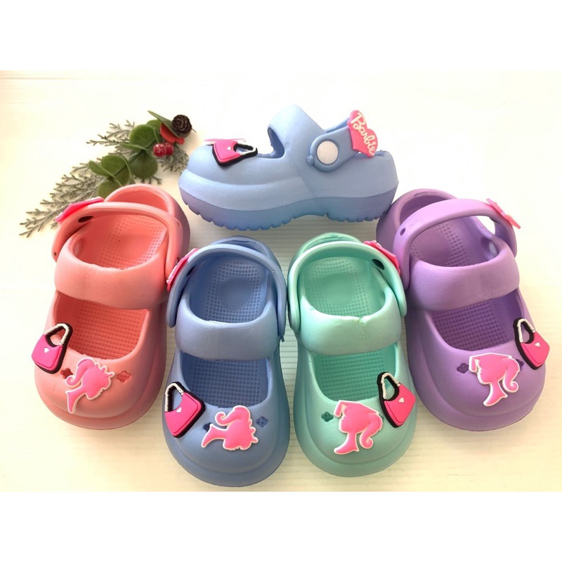 [ขนาด 20-23] BARBIE GIRLS SANDALS HILO 2321B BACK STRAP / TODDLER SANDALS 0 1 2 ปี