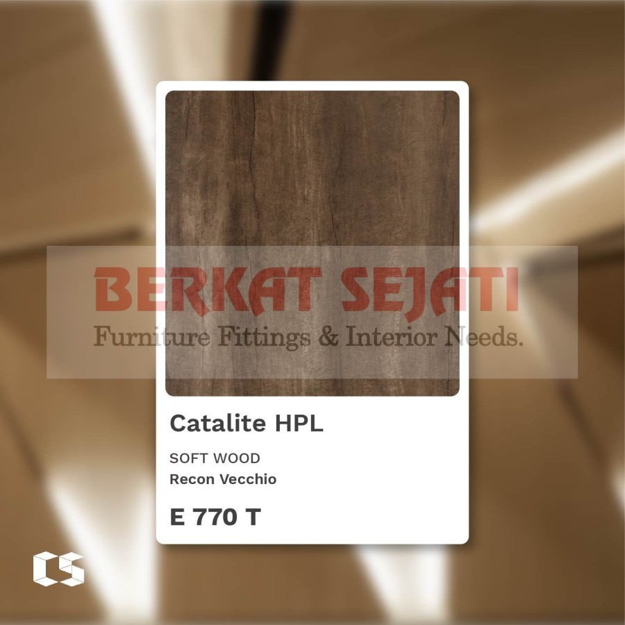 E 770 T - HPL CATALITE HPL BY CS LAMINATES - WOODGRAIN