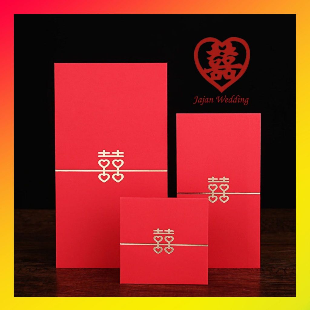 MERAH JW RED ENVELOPE SUANG XI GOLD / SANGJIT / WEDDING GOLD LIST JW12