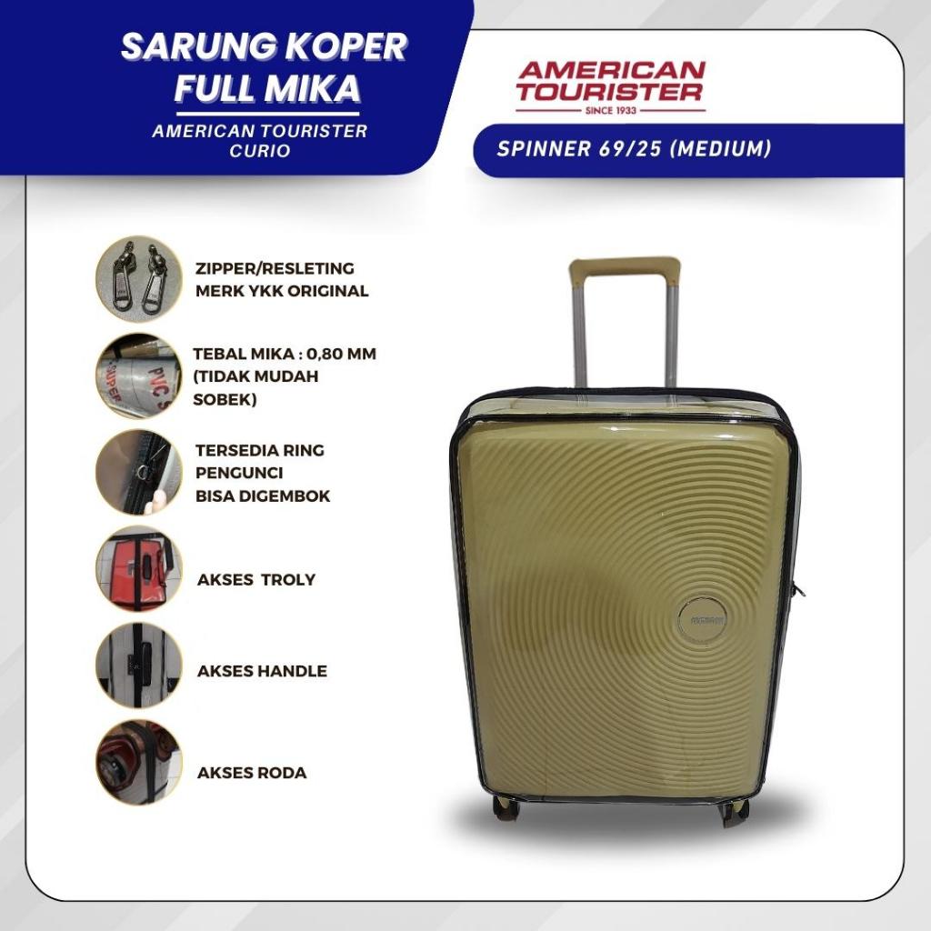 Reborn LC - ผ้าคลุมกระเป๋าเดินทาง | ผ้าคลุมกระเป๋าเดินทาง Fullmika Special American Tourister Curio 