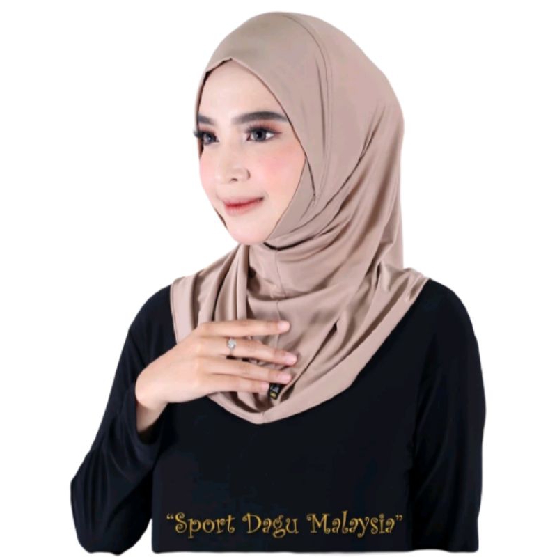 เสื้อกีฬาฮิญาบคางมาเลเซีย Jilbab Bergo